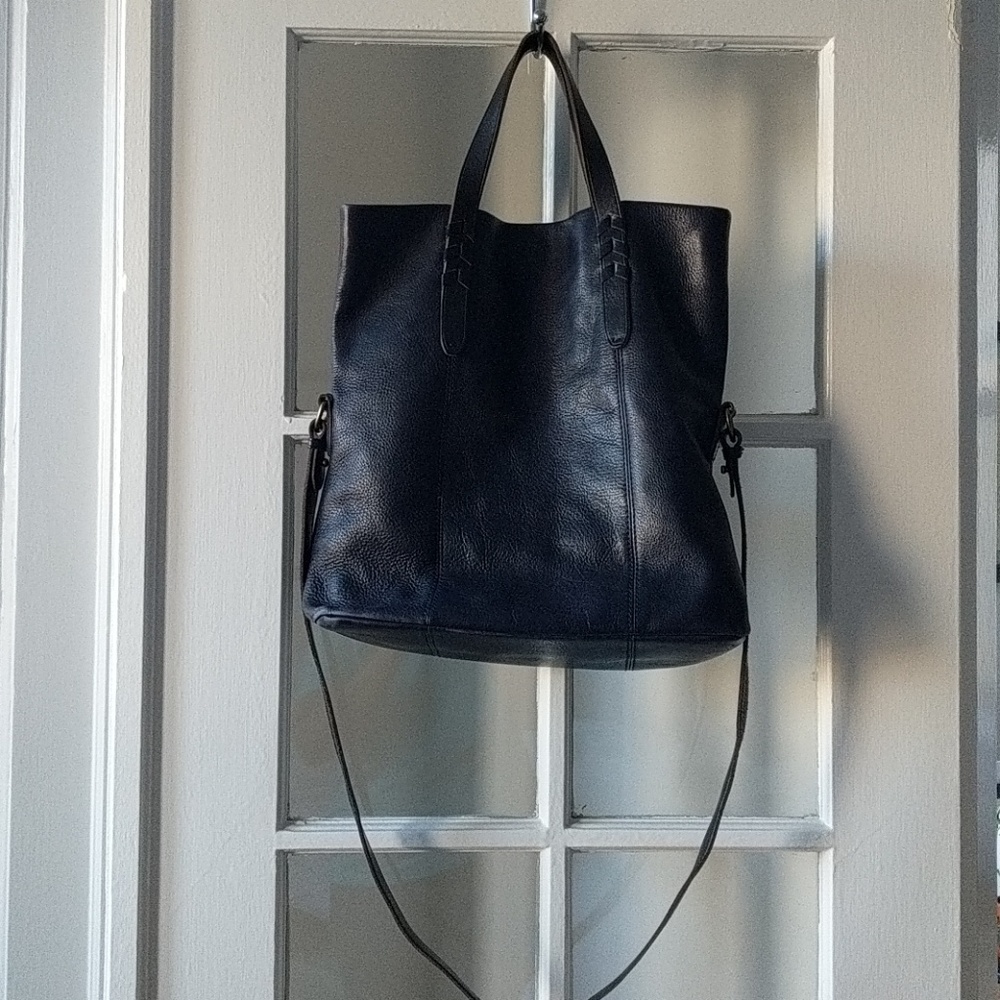 Madewell Dylan Leather Tote + Crossbody